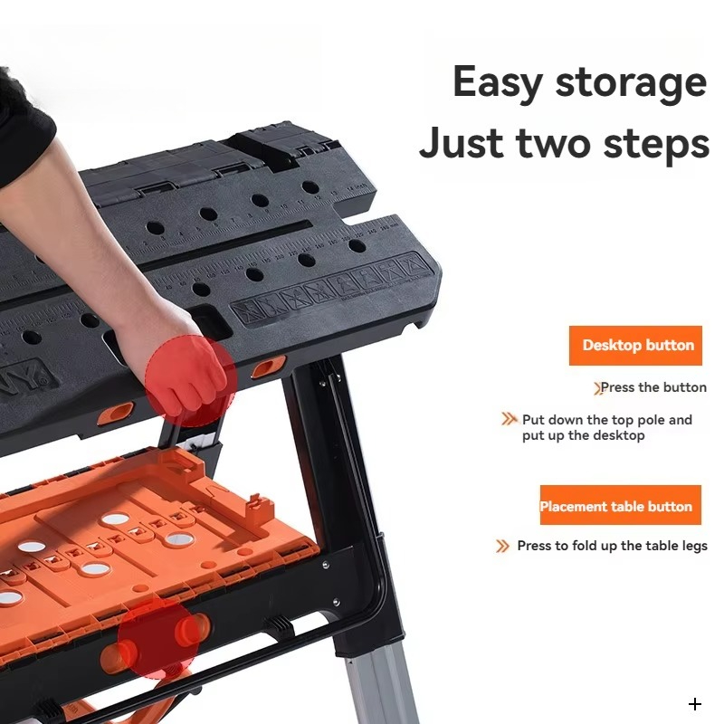Workbench Portable Fold - Portable Folding Work Table with Woodworking
