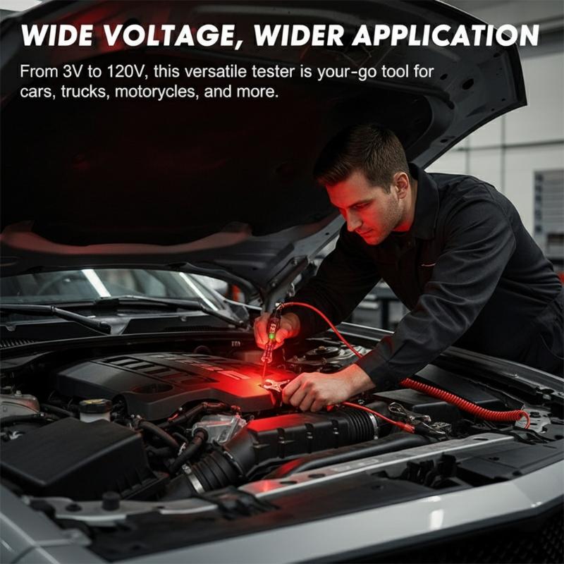 Tools Use In The Workshop - 3V 120V Voltage Tester Pen Digital