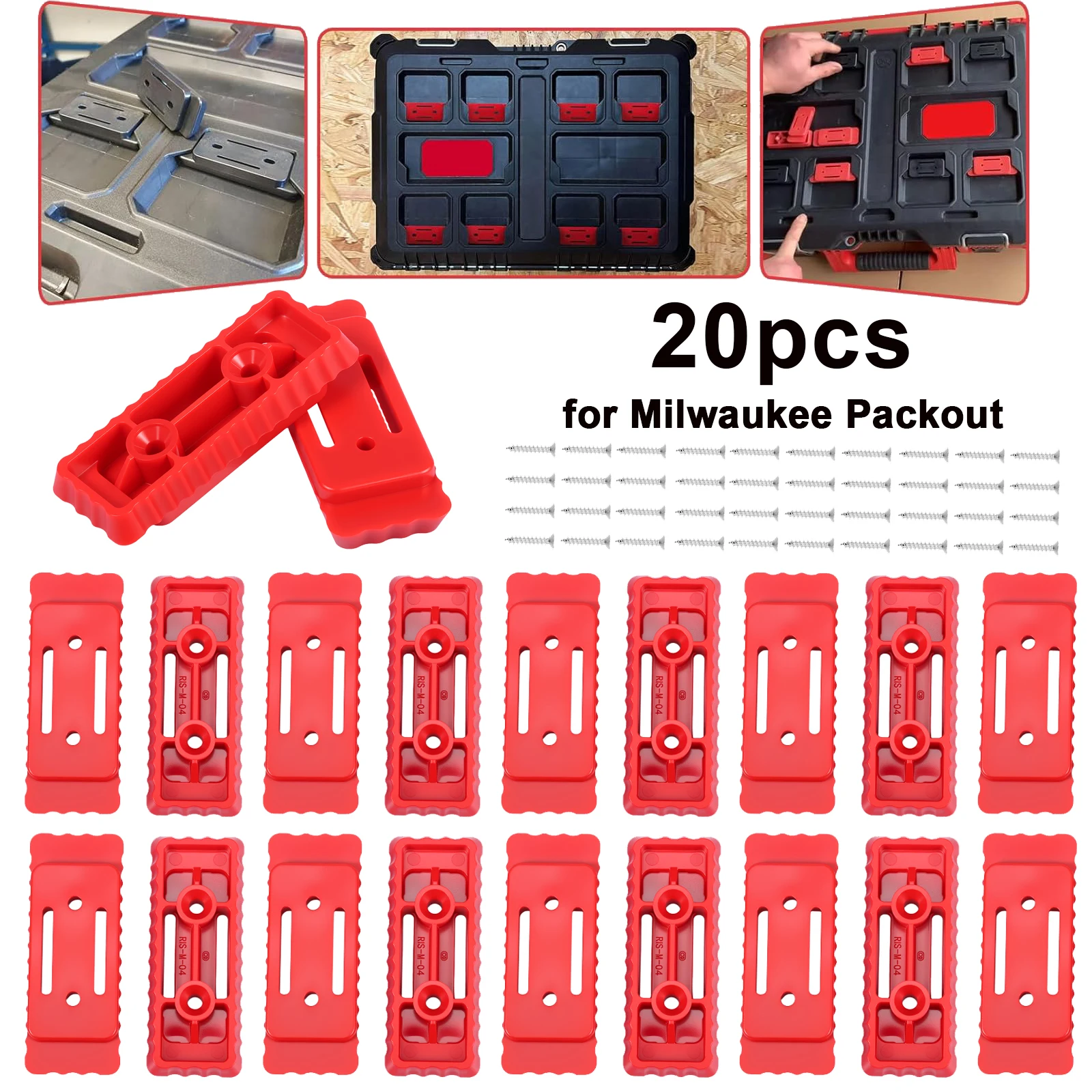 20pcs Mounting Feet for Milwau - Workshop Electric Tools ulasan dan harga