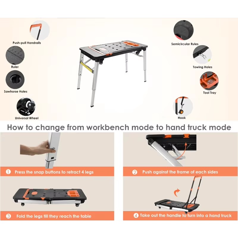 7-in-1 Multifunctional Folding - Workbench Portable Fold ulasan dan harga