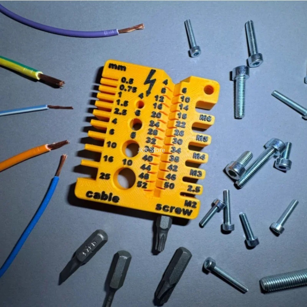 Double Sided Wire Gauge Screw  - Tools Use In The Workshop ulasan dan harga