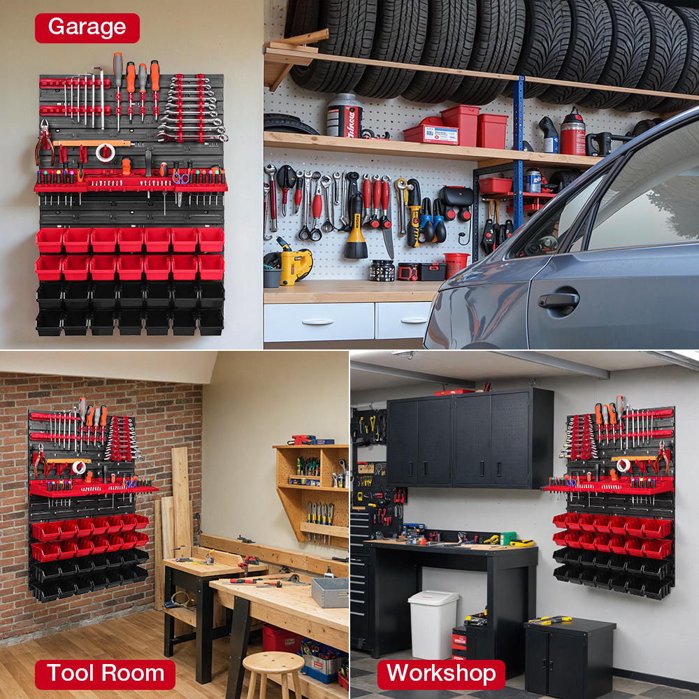 Tools Wall Storage Shelf Wall  - Workshop Tools Shelf ulasan dan harga
