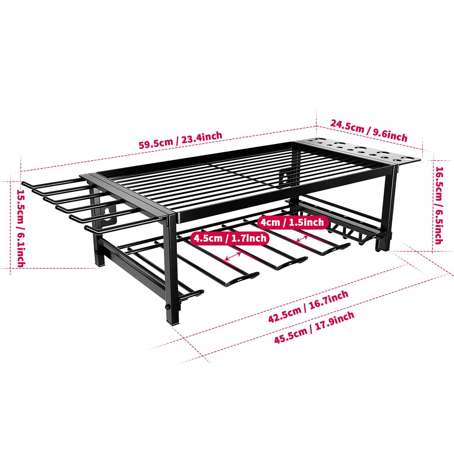 Power Tool Rack Wall Mount Too - Workshop Tools Shelf ulasan dan harga
