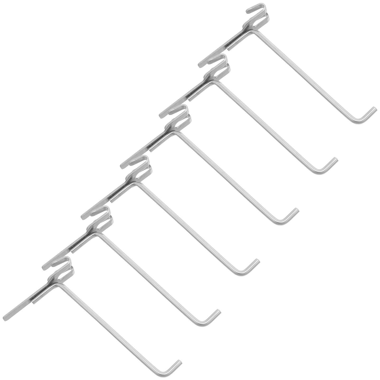 6Pcs Stainless Steel Pegboard  - Workshop Tools Shelf ulasan dan harga