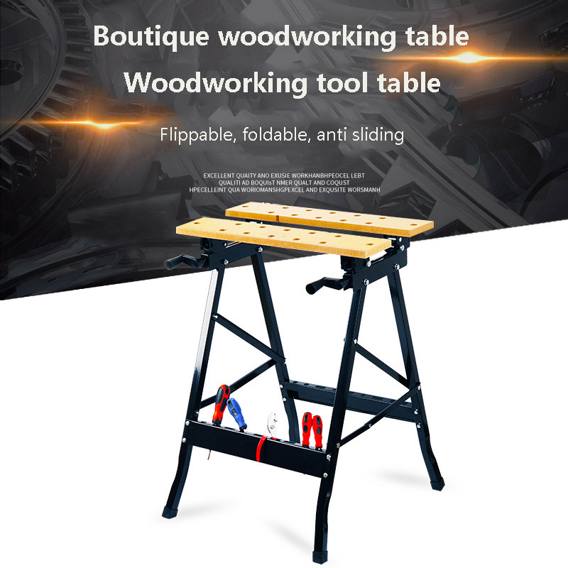 Multifunctional Woodworking Wo - Workbench Portable Fold ulasan dan harga