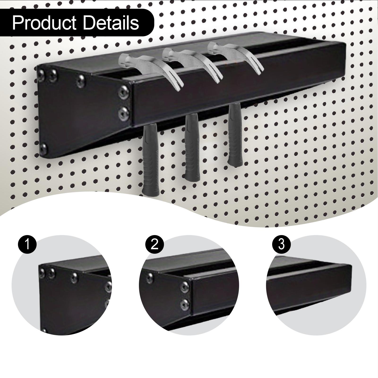 Heavy Duty Metal Hammer Rack W - Workshop Tools Shelf ulasan dan harga