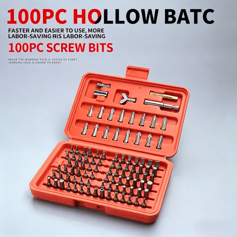 100PCS Screwdriver Bit Set, Ho - Tools Use In The Workshop ulasan dan harga