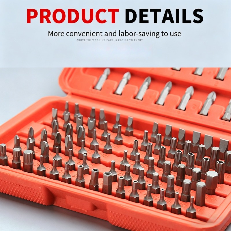 100PCS Screwdriver Bit Set, Ho - Tools Use In The Workshop ulasan dan harga