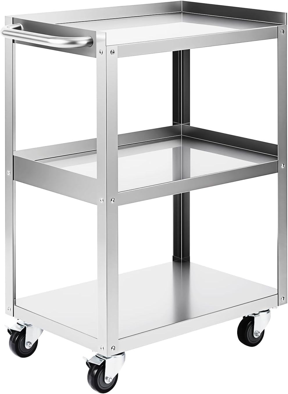 3-Tier Stainless Steel Rolling - Workshop Tools Shelf ulasan dan harga