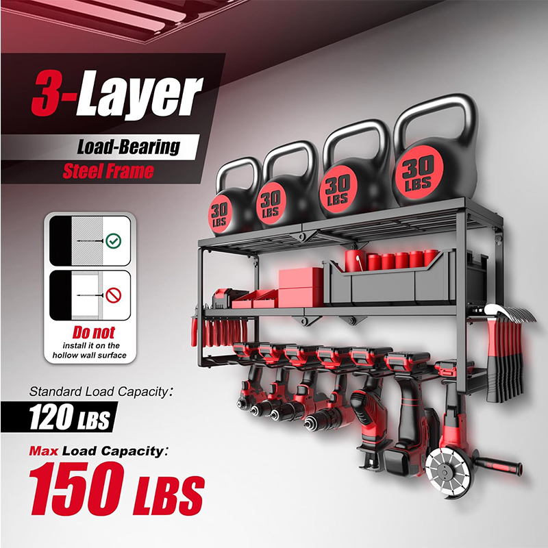 Multifunctional Wall Tool Stor - Workshop Electric Tools ulasan dan harga