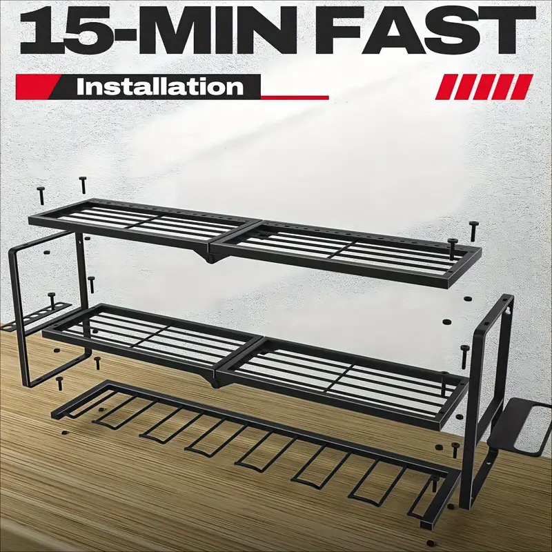 Multifunctional Wall Tool Stor - Workshop Electric Tools ulasan dan harga
