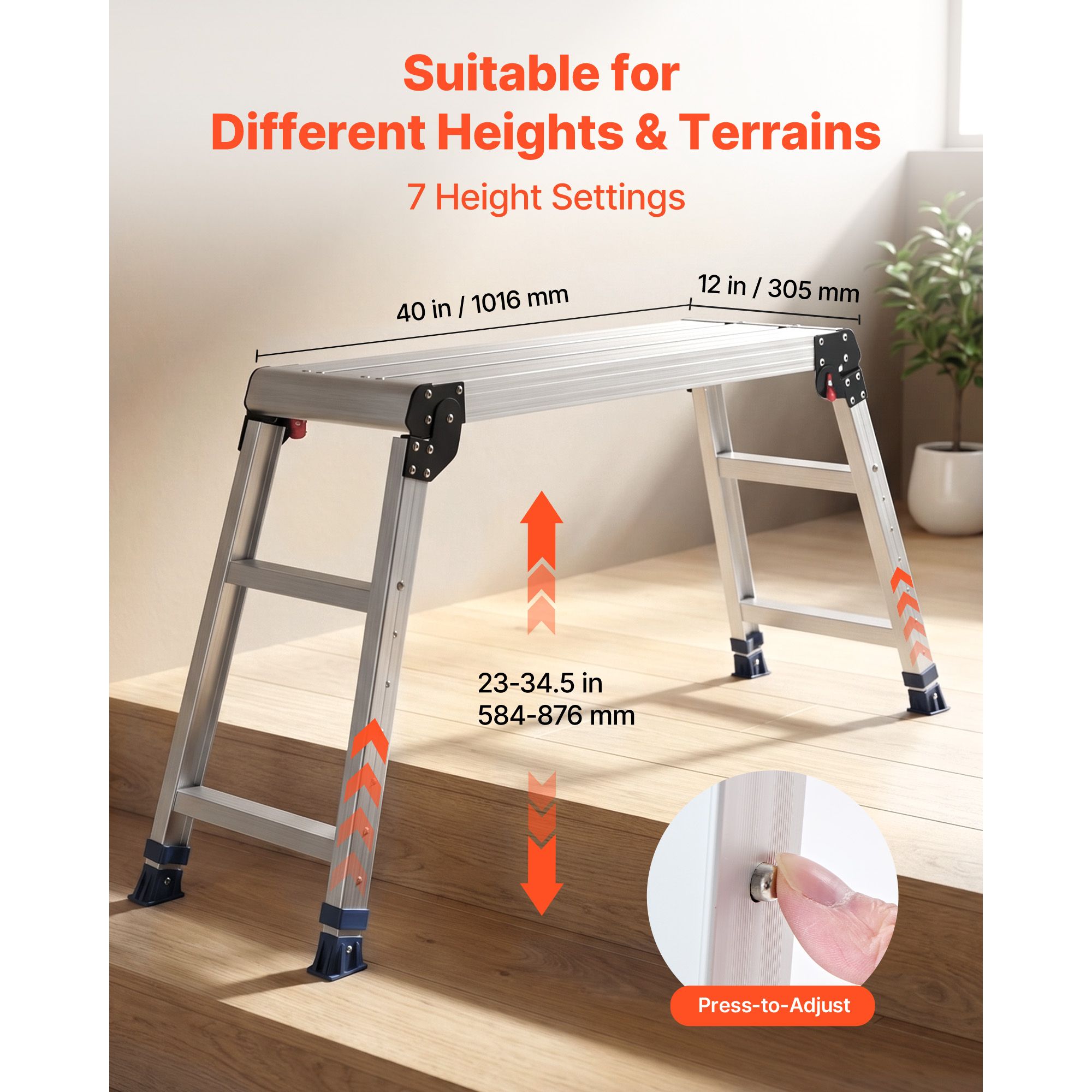 Folding Work Platform, Adjusta - Workbench Portable Fold ulasan dan harga